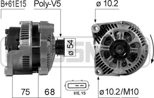 ERA 210669A - Генератор vvparts.bg