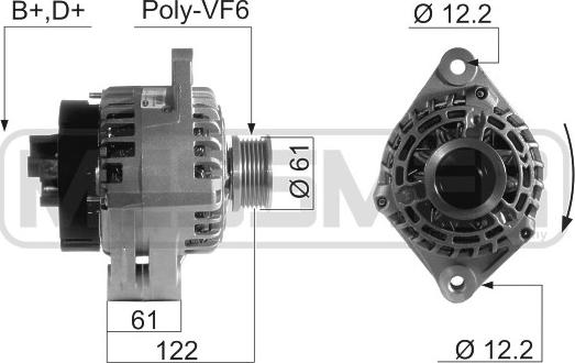 ERA 210664 - Генератор vvparts.bg