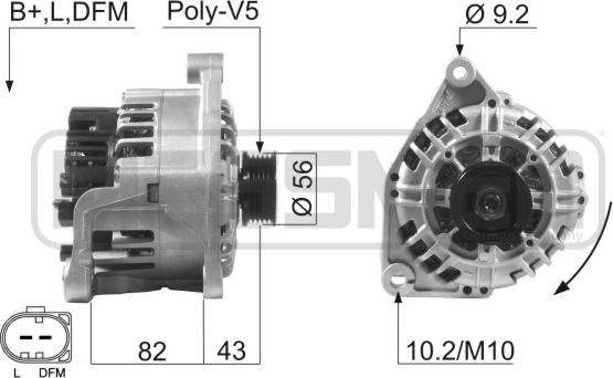 ERA 210601 - Генератор vvparts.bg