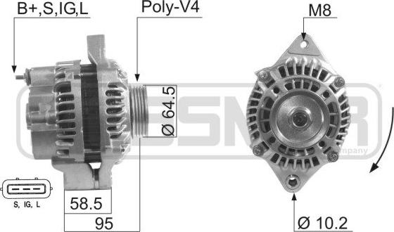 ERA 210613 - Генератор vvparts.bg