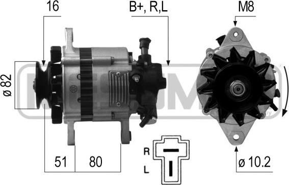 ERA 210680 - Генератор vvparts.bg