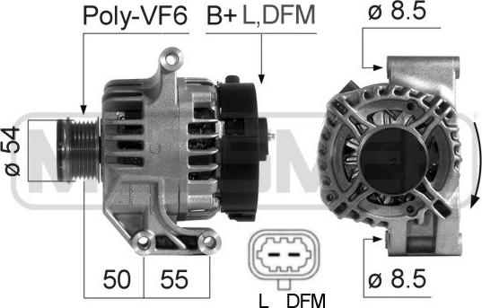 ERA 210687 - Генератор vvparts.bg