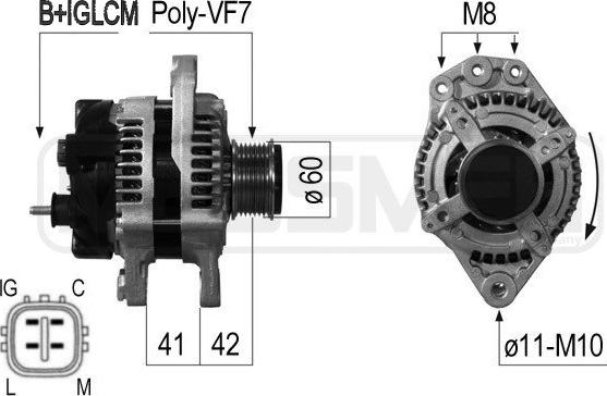 ERA 210675A - Генератор vvparts.bg