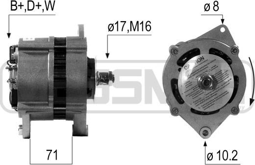 ERA 210672A - Генератор vvparts.bg