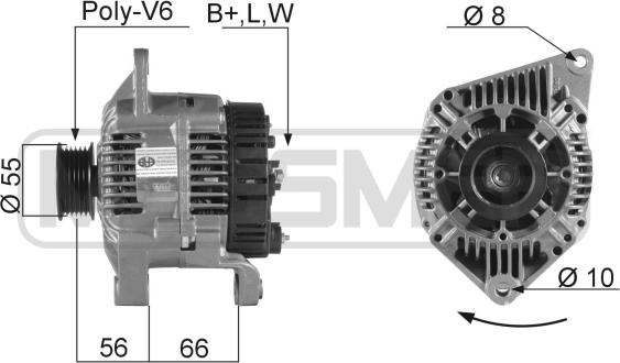 ERA 210049R - Генератор vvparts.bg