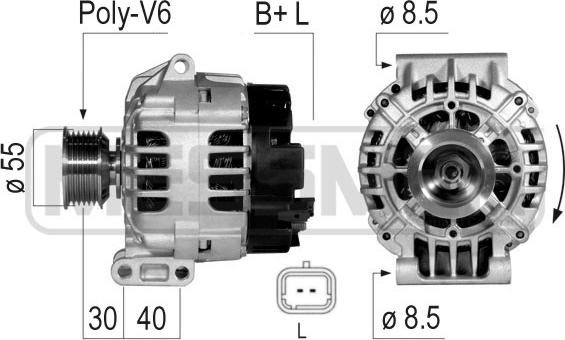 ERA 210051A - Генератор vvparts.bg