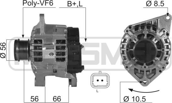 ERA 210053 - Генератор vvparts.bg