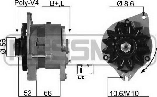 ERA 210066R - Генератор vvparts.bg