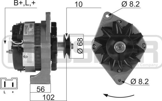 ERA 210009R - Генератор vvparts.bg