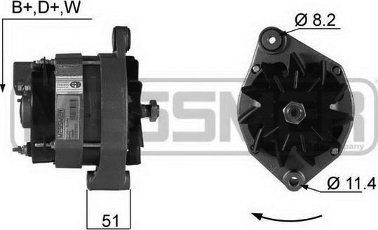 ERA 210008R - Генератор vvparts.bg