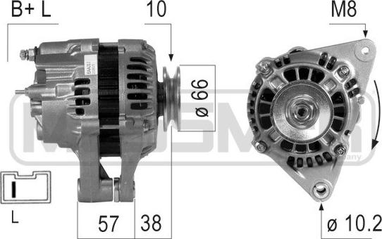 ERA 210015R - Генератор vvparts.bg