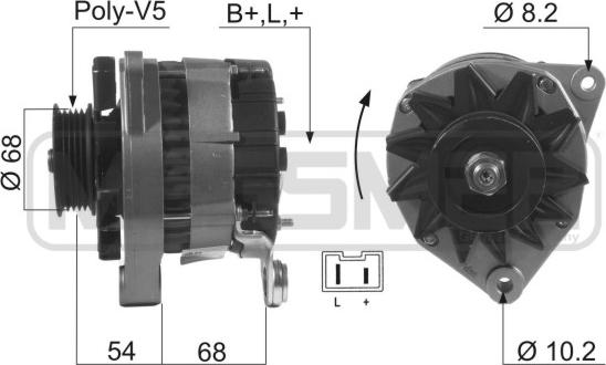 ERA 210080R - Генератор vvparts.bg