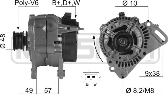 ERA 210030R - Генератор vvparts.bg