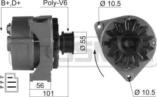 ERA 210032A - Генератор vvparts.bg