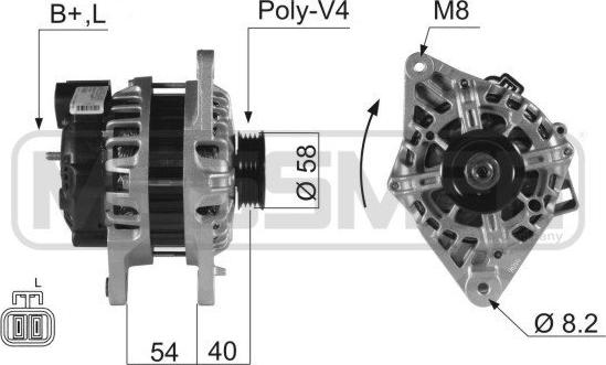 ERA 210022R - Генератор vvparts.bg