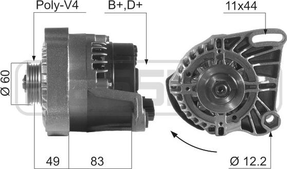 ERA 210027R - Генератор vvparts.bg