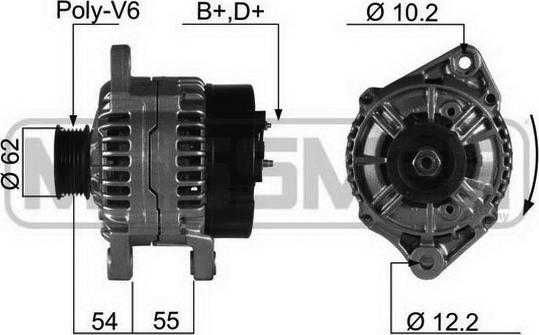 ERA 210075R - Генератор vvparts.bg