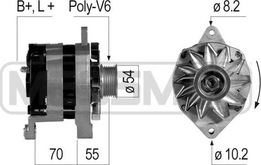 ERA 210072R - Генератор vvparts.bg