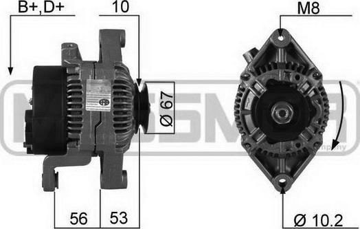 ERA 210195R - Генератор vvparts.bg