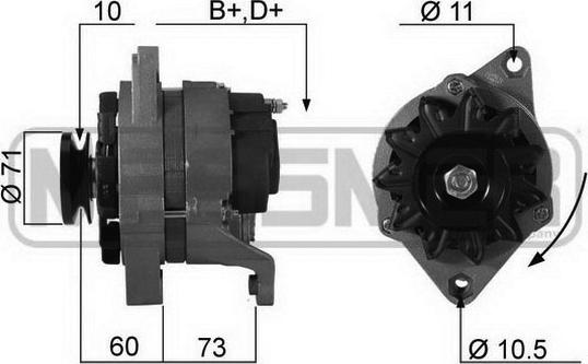 ERA 210190R - Генератор vvparts.bg