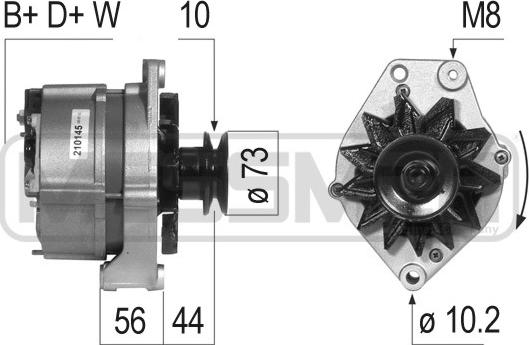 ERA 210145R - Генератор vvparts.bg