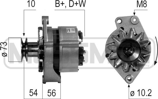 ERA 210141R - Генератор vvparts.bg