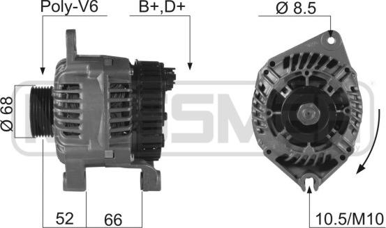 ERA 210169R - Генератор vvparts.bg