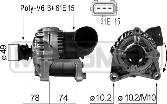 ERA 210164A - Генератор vvparts.bg