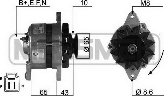 ERA 210109R - Генератор vvparts.bg