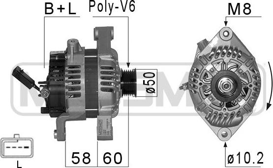 ERA 210100 - Генератор vvparts.bg