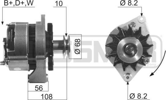 ERA 210108R - Генератор vvparts.bg