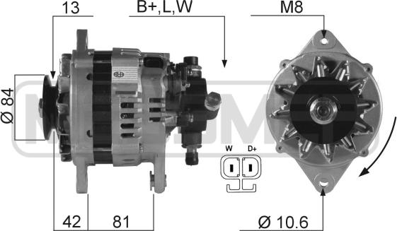 ERA 210103R - Генератор vvparts.bg