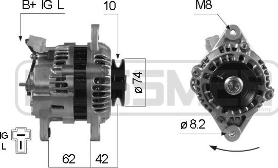 ERA 210107A - Генератор vvparts.bg