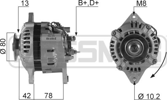 ERA 210110A - Генератор vvparts.bg