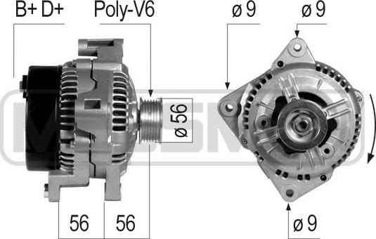 ERA 210181R - Генератор vvparts.bg