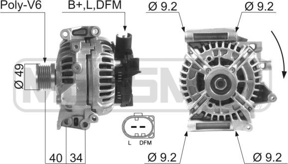 ERA 210133A - Генератор vvparts.bg