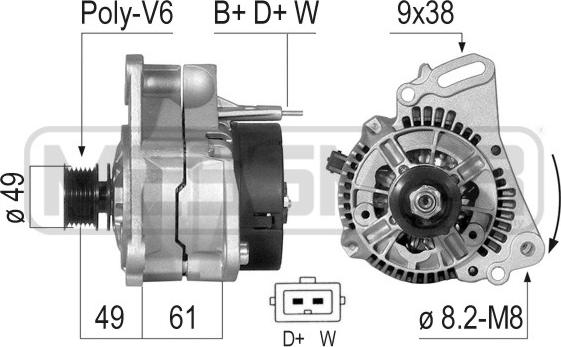 ERA 210121A - Генератор vvparts.bg