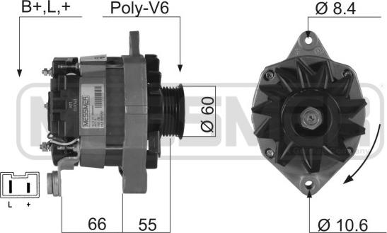 ERA 210179R - Генератор vvparts.bg