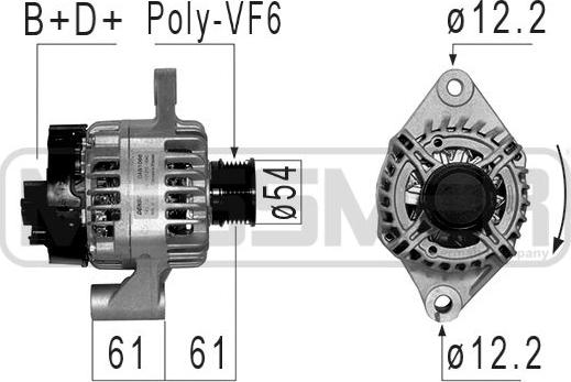 ERA 210854 - Генератор vvparts.bg