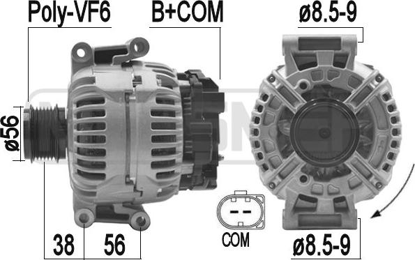 ERA 210850 - Генератор vvparts.bg