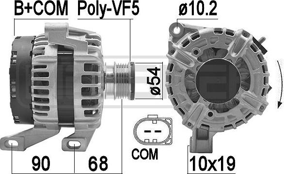 ERA 210852 - Генератор vvparts.bg