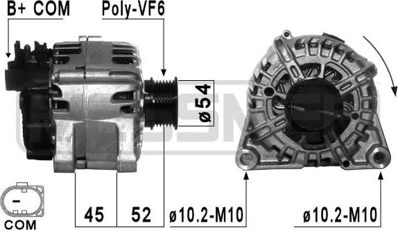 ERA 210860 - Генератор vvparts.bg