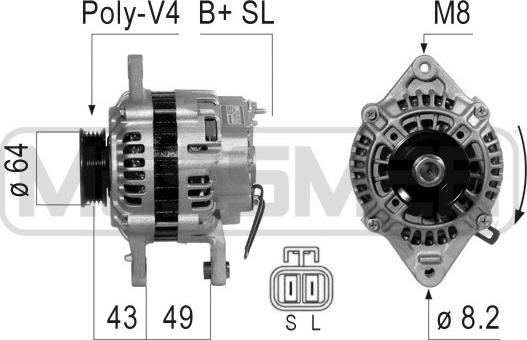 ERA 210804 - Генератор vvparts.bg