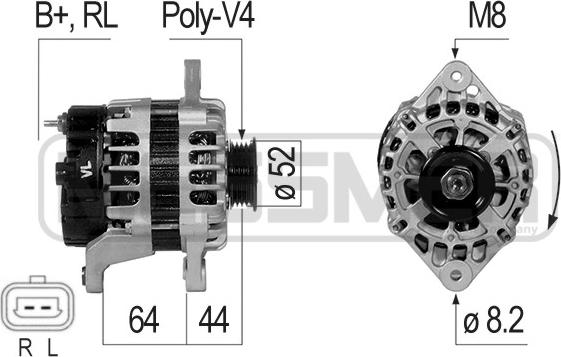 ERA 210800 - Генератор vvparts.bg