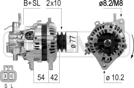 ERA 210801R - Генератор vvparts.bg