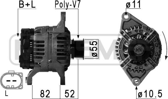 ERA 210886A - Генератор vvparts.bg