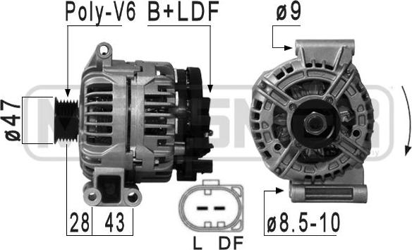 ERA 210887A - Генератор vvparts.bg