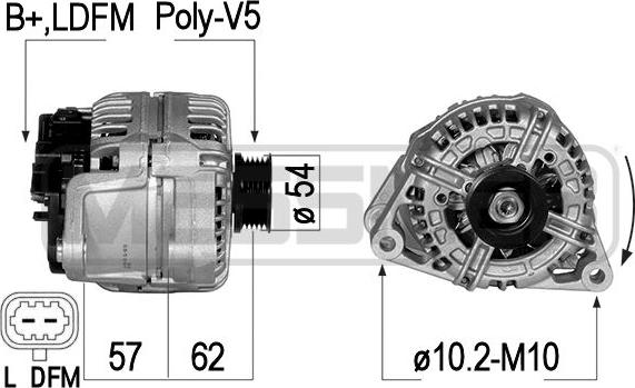 ERA 210834 - Генератор vvparts.bg