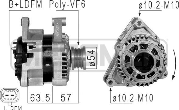 ERA 210836 - Генератор vvparts.bg