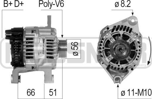 ERA 210824 - Генератор vvparts.bg